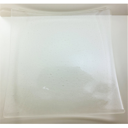 Transparent Fyrkantstallrik