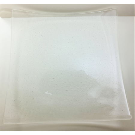 Transparent Fyrkantstallrik