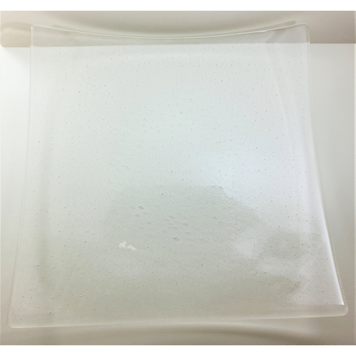 Transparent Fyrkantstallrik